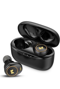 Monster Wireless Earbuds, Achieve 300 AirLinks Bluetooth Headphones Touch Control with Charging Case, Bluetooth Earbuds, Black NEW
