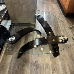 Glass Coffee Table - 34” x 34” - Excellent Condition 