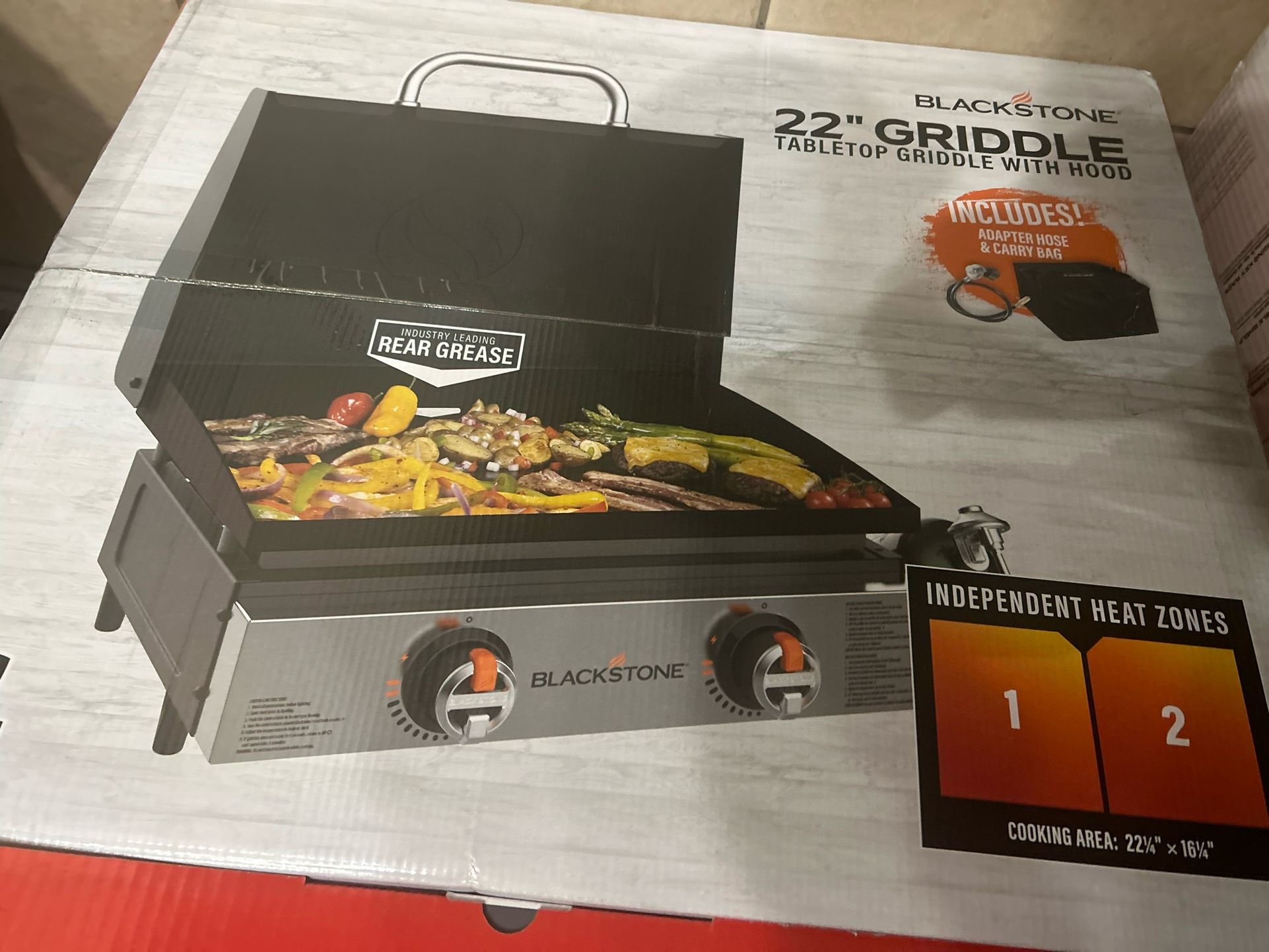 Blackstone Original 22in Griddle w/Hood And Carry Bag