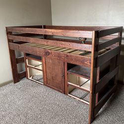 Twin Bed Storage, Hide Out.  Must Pick Up. 
