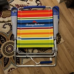 Tommy Bahama Striped Backpack Chair