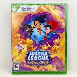 DC's Justice League Cosmic Chaos (Xbox One / Series X, 2023) Factory Sealed