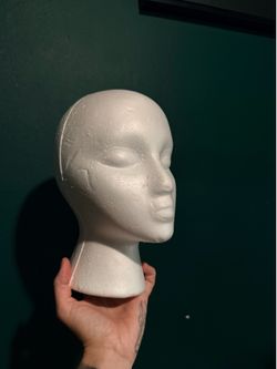 Styrofoam Mannequin Head