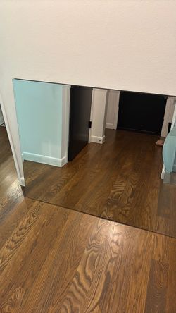 Large Frameless Rectangular Wall Mirrors