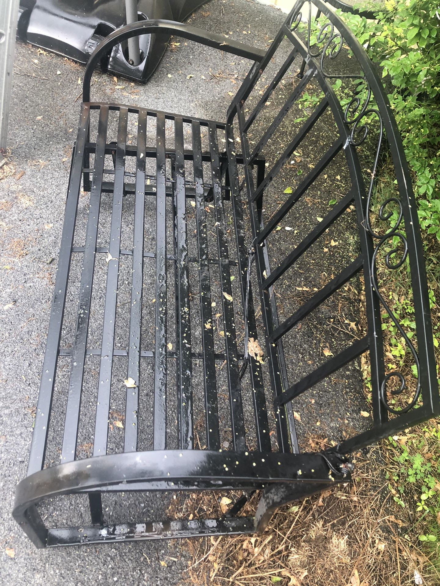 Outdoor Rocking Bench