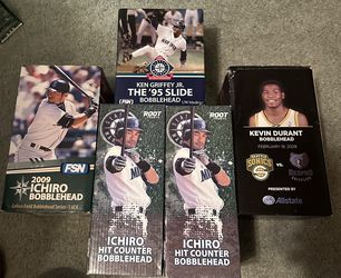 Seattle Bobble head Lot Griffey Ichiro Kevin Durant
