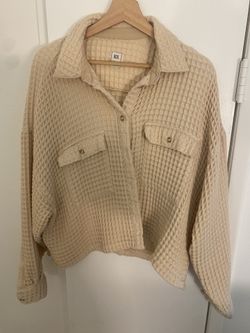 UO Waffle Sweater