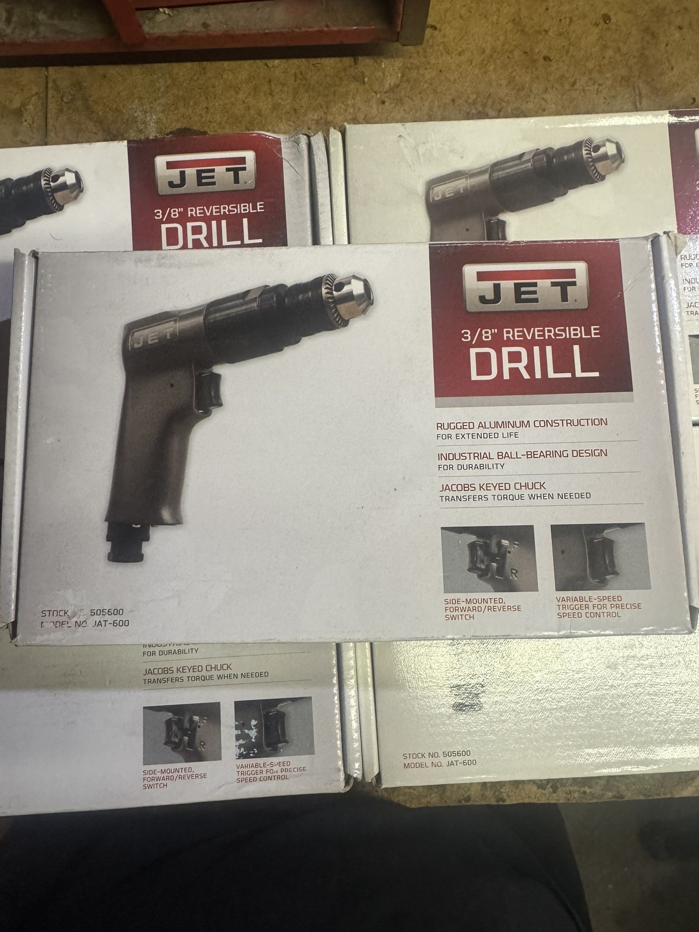 JET 3/8 REVERSIBLE DRILL