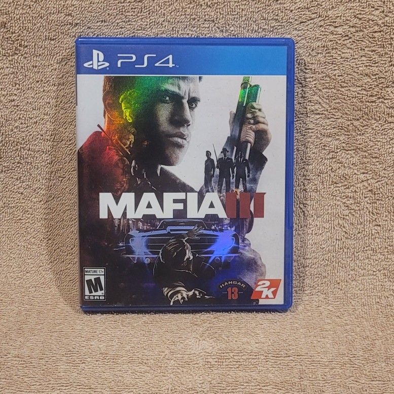 MAFIA III (2016 PS4) GANGSTER MOB BOSS SHOOTER SONY PLAYSTATION PS VIDEO GAME DISK DISC