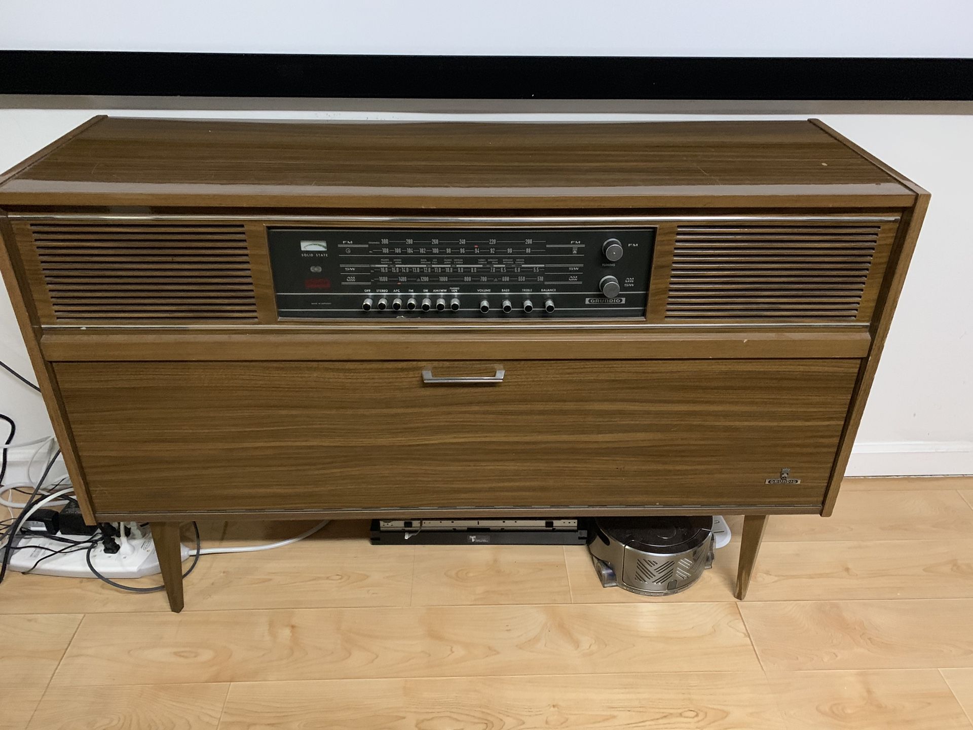 Vintage Grundig 1960's Stereo Console Record Player - $500
