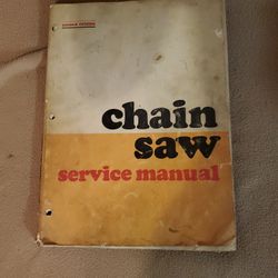 Chain Saw Service Manual
