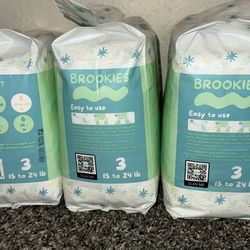 Size 3 diapers sealed