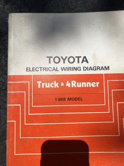 1988 Toyota Truck and 4 Runner Electrical Wiring Diagram