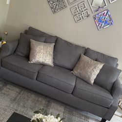 Gray Large Sofa Set Of 2 