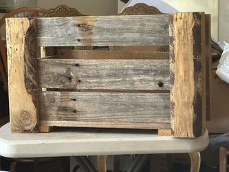 Old farmhouse storage box