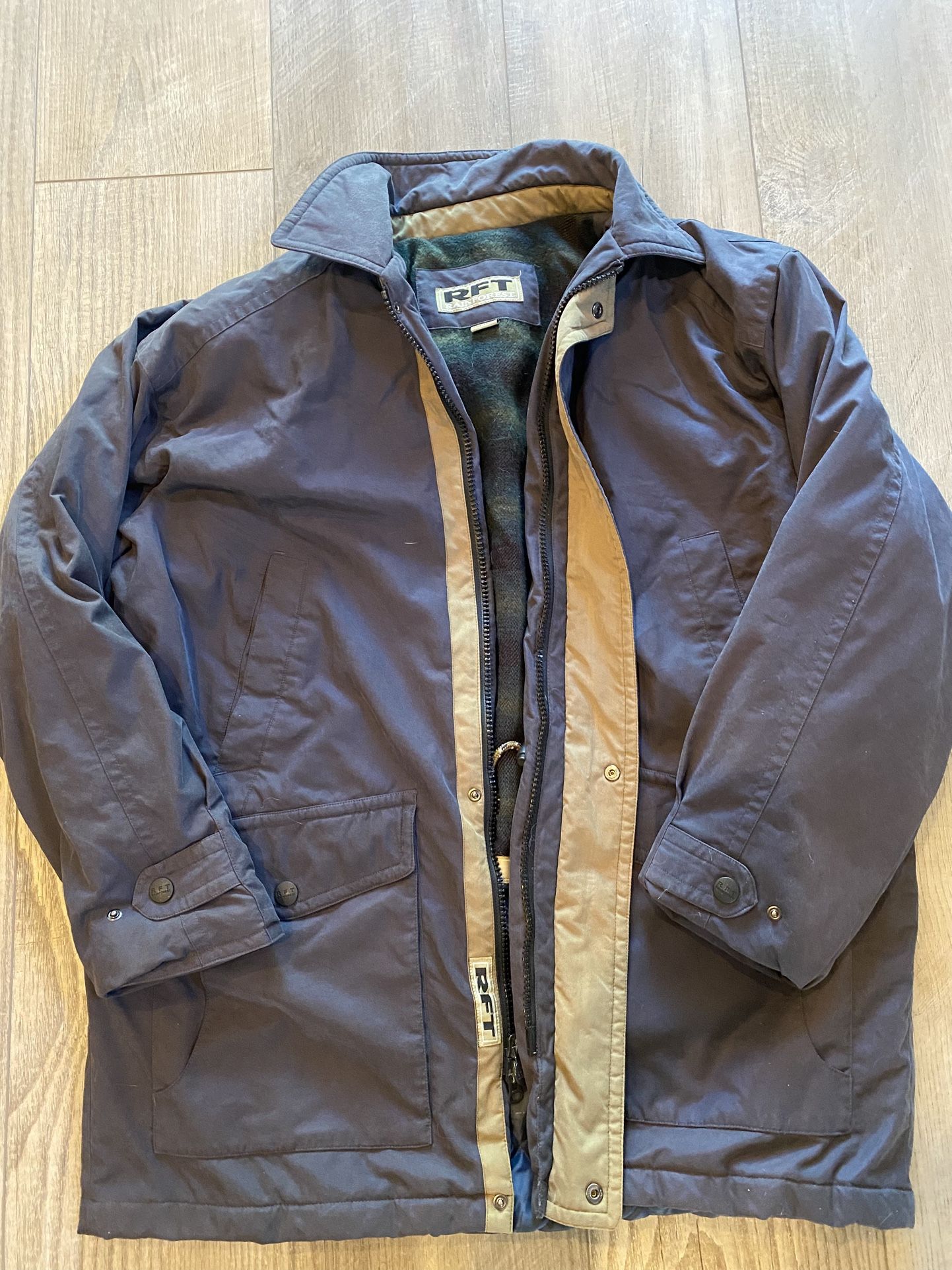 Mens Flannel Lined Jacket Xl