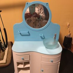 American Girl Vanity Sink Retired For 18” Doll