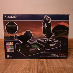 Saitek/Logitech X-52 Pro HOTAS Flight Stick and Throttle