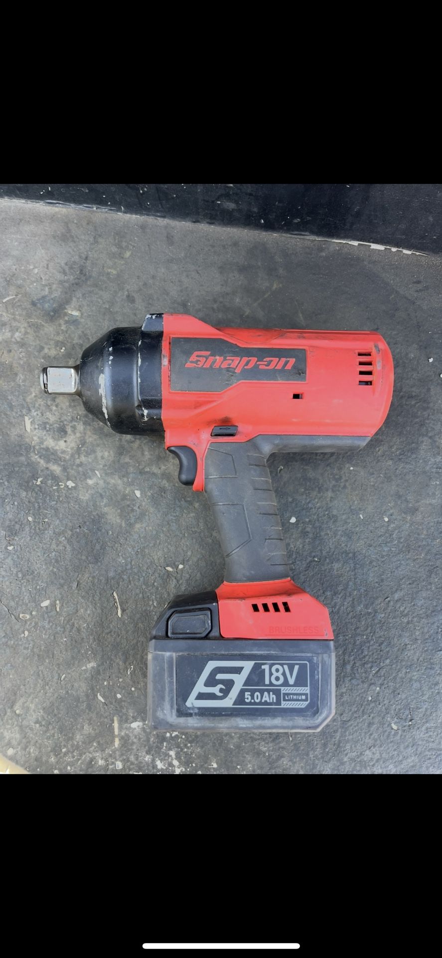 Snap On 3/4 Impact And Battery