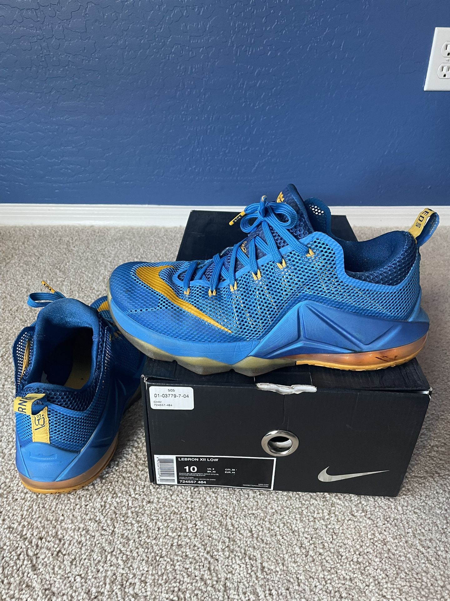 Mens Nike LeBron XII Low Size 10
