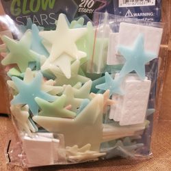 GLOW STARS 210 PC PKGS