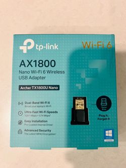 TP-Link AX1800 nano WiFi wireless usb adapter
