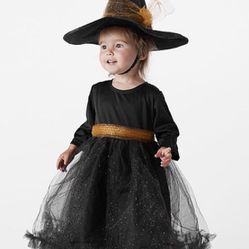 Pottery Barn Kids - Baby Witch Tutu Halloween Costume - Size 12-24 Months