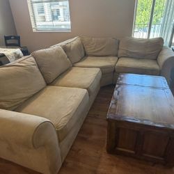 Pottery Barn Sectional Sofa Couch. MOVING MUST SELL
