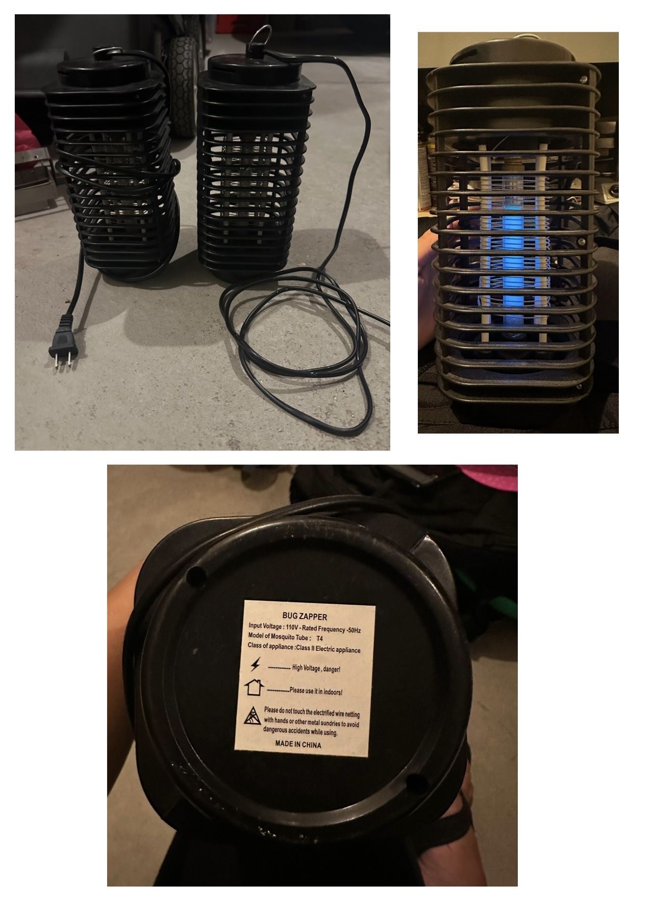 Bug Zapper both for $8 or $5 each