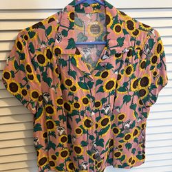 Disney Pocahontas Our Universe Button Up