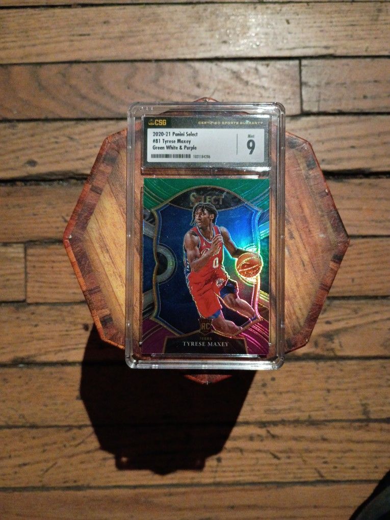 Tyrese Maxey Mint 9 Rookie Card