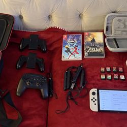 Nintendo Switch V2 Ultimate Bundle – 8 Games – 256GB – Tons of Extras