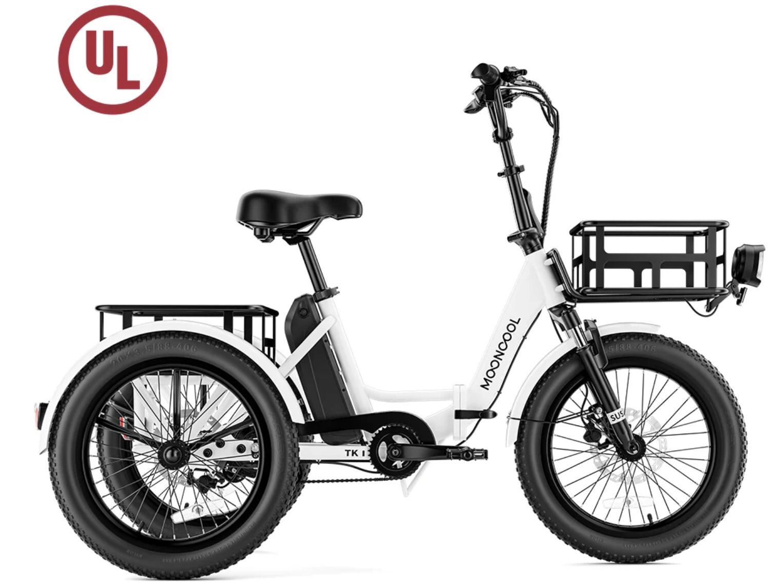 Electric Trike (Brand Mooncool) Model TK1 FOLDING NEW 17” $1000
