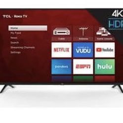 TCL 49" Class 4K Ultra HD Roku Smart LED TV 