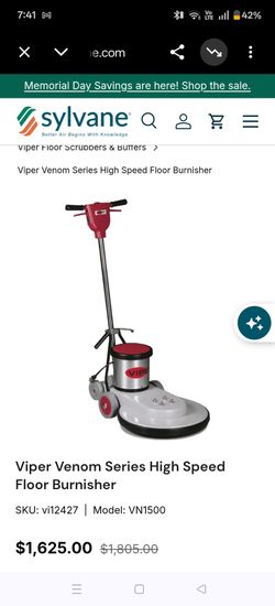Viper venom VN1500 burnisher