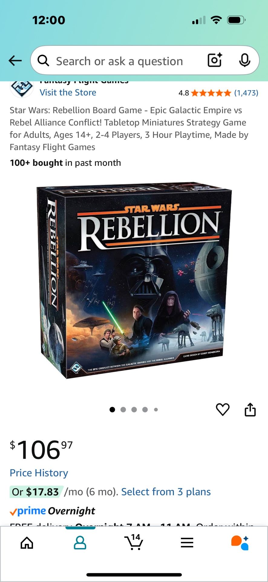 Star Wars: Rebellion Board Game - Epic Galactic Empire vs Rebel Alliance Conflict! Tabletop Miniatures Strategy Game for Adult