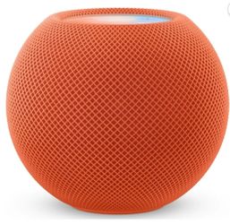 Orange Apple HomePod Mini