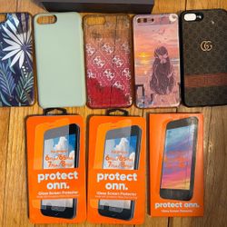 iPhone 8 Plus Case And Screen Protector And Empty Box