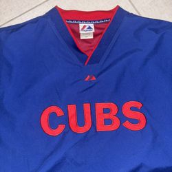 XL vintage cubs windbreaker pullover