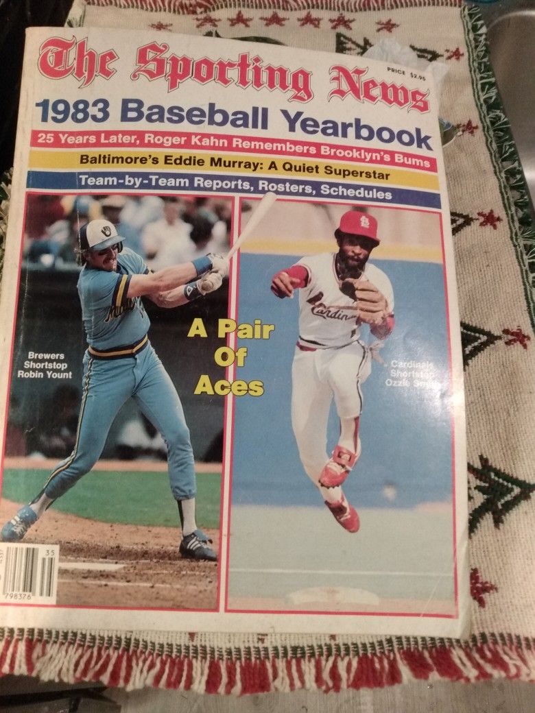 Vintage 1983 Baseball Yearbook