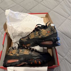  Nike Air Max 95 OG Safety Orange Camo size 11