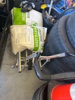 Fertilizer and Cosco dolley