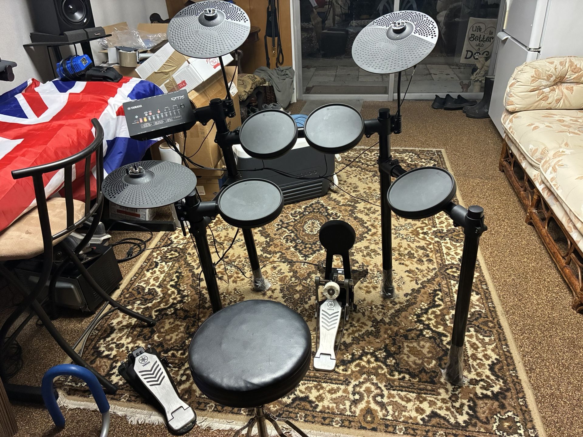 Yamaha Dtx Electric Drum Kit 