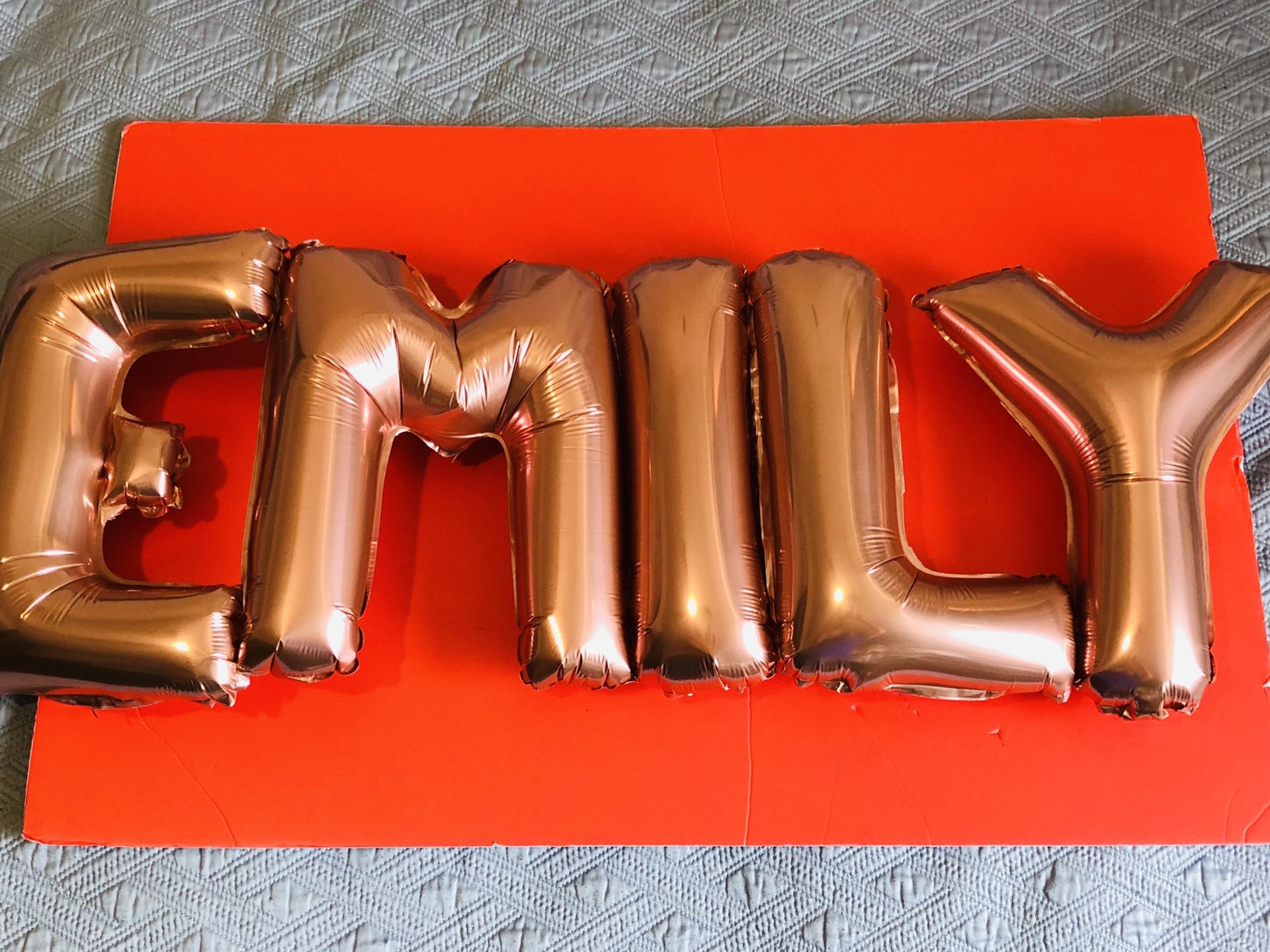 🎈🎈🎈Custom Balloon Letters Gold & Silver🎈🎈🎈
