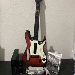 Nintendo Wii Guitar Hero Bundle 