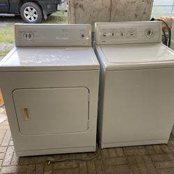 PERFECTLY  MATCHING  KING SIZE CAPACITY KENMORE WASHER & ELECTRIC DRYER! BOTH RUN GREAT! COME TRY BOTH OUT BEFORE YOU BUT THEM! NO ISSUES WITH EITHER 