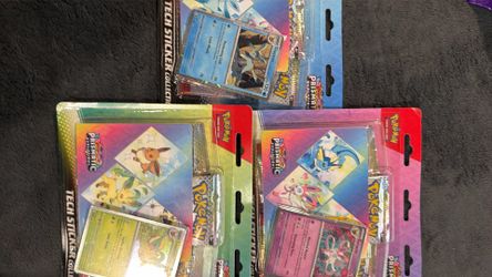 Pokemon Prismatic Evolution Tech Sticker Collection (Set of 3)