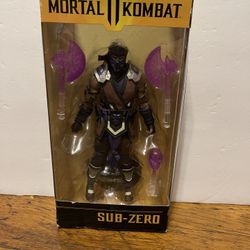 McFarlane Toys Action Figure -Mortal Kombat 11 SUB-ZERO Winter Purple 7" inch