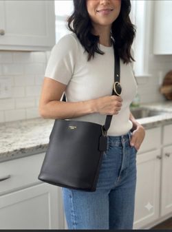 Coach black bleeker bag