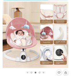 Baby pink swing